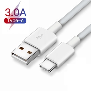 批发定制<span class=keywords><strong>PVC</strong></span> <span class=keywords><strong>USB</strong></span> a至<span class=keywords><strong>USB</strong></span> C 2A快速充电器电缆USB2.0 Type-C数据线，用于相机iOS电脑耳机