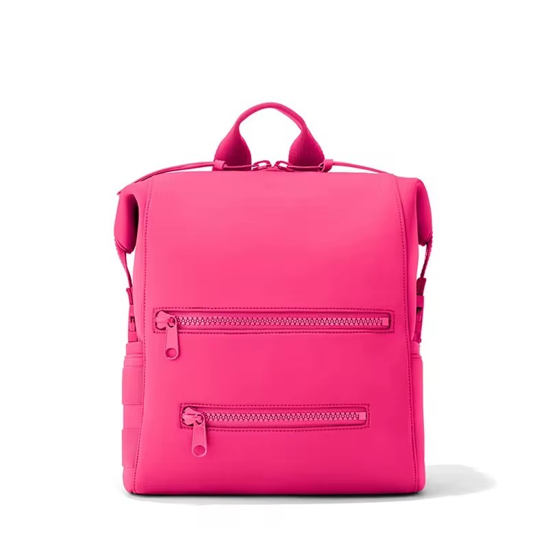 Rose red diaper bag S