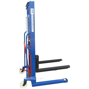 Camión elevador manual para carga y descarga Capacidad de elevación conveniente 3 toneladas 1,6 metros Apilador manual hidráulico