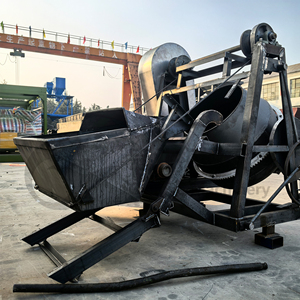 小型柔軟な移動式コンクリートミキサー長期操作用バケット型コンクリート混合トレーラー - Product Image 4