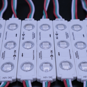LEDモジュールIC2811プログラマブルドリームカラーSMD5050 3LED 0.75W DC12Vサイズ7515 LEDサイネージLEDピクセルライト
