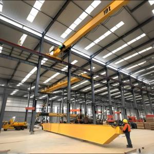 Elektrik EOT seyahat köprü vinç <span class=keywords><strong>LDA</strong></span> avrupa tipi Puente Grua 3/5 Ton satılık özelleştirilmiş tek kirişli gezer vinç