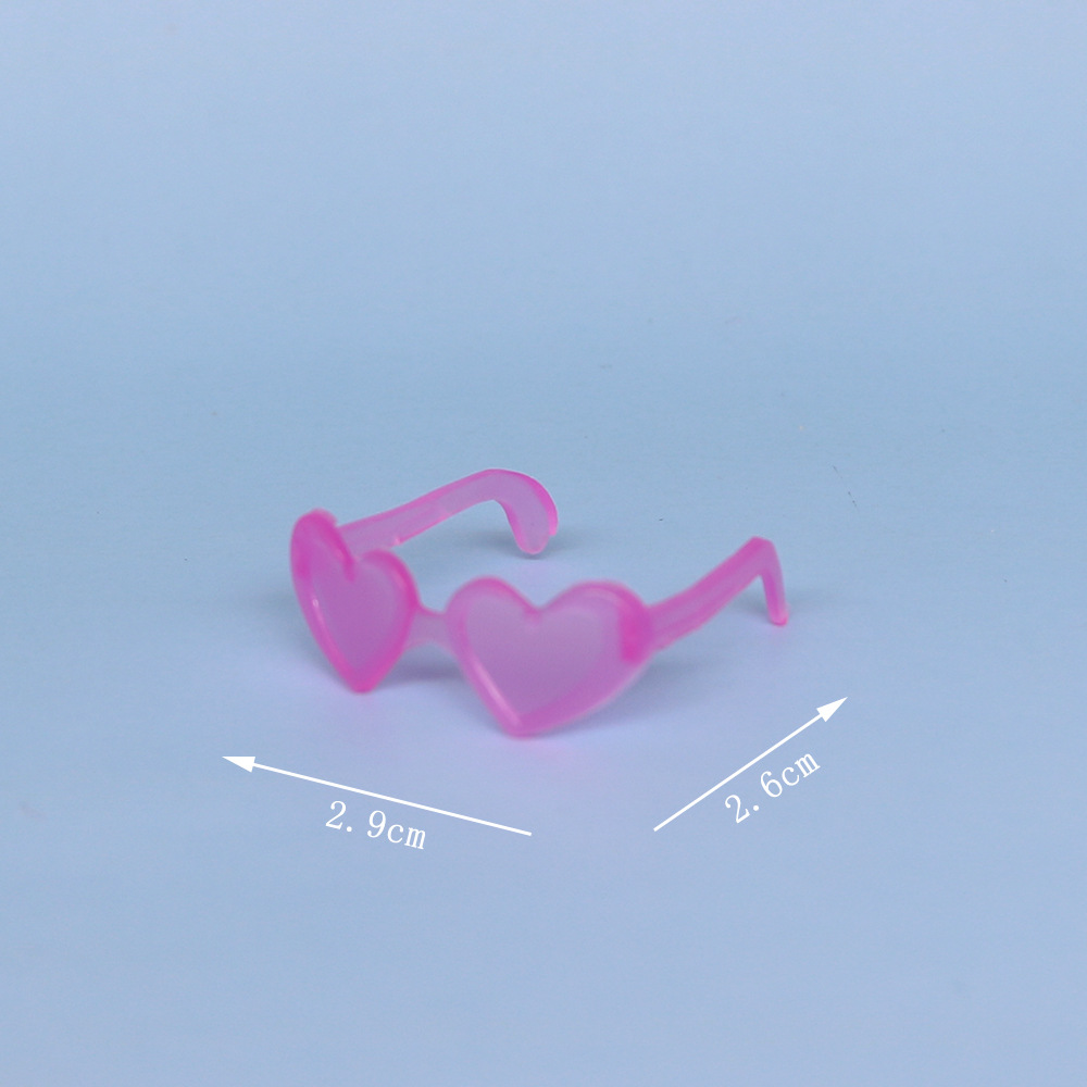 Gafas de amor rosa