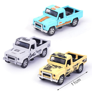 1:36 geri çekin alaşım arabalar Model oyuncak çocuk rol oynamak klasik araba modeli 3 renk karışık ekran kutusu - Product Image 3