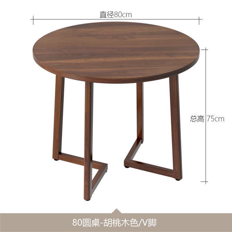 A set of rosewood four-poster round tables