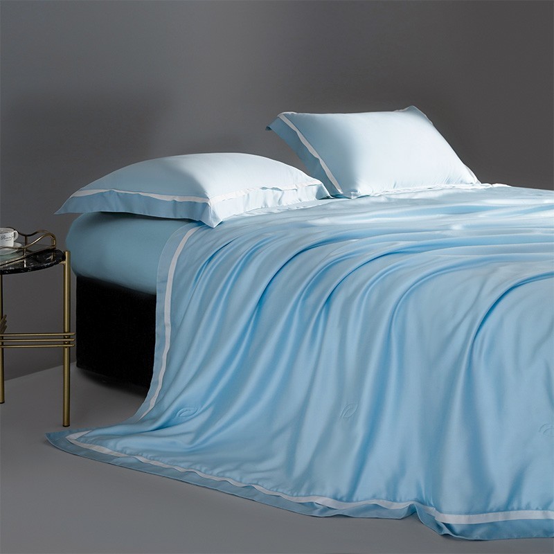 Summer quilt set (lake blue)