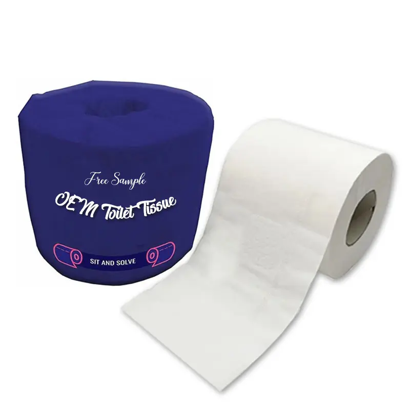 Premium Toiletpapier Twee Rollen Bagasse Suikerriet Toiletpapier Beste Biologisch Afbreekbaar Toiletpapier Met Kleine Rol