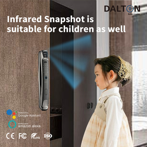 DALTON Audio ses ve canlı Video izleme ve interkom yedekleme anahtarı ana kapı akıllı kilit - Product Image 4