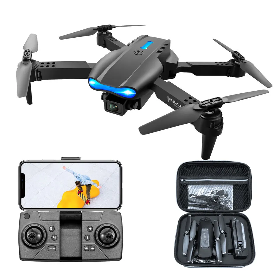 Mini Dron E99 K3 Pro Drone 4K Hd Cámara Dual Evitación Vuelo Profesional 20 Minutos Altura Plegable Mantiene Helicóptero Rc Juguete