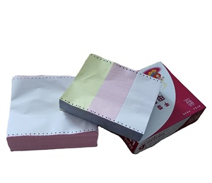 Papel de computadora de alta calidad Formas continuas Impresión de 3 capas Rosa Amarillo Verde - Product Image 2