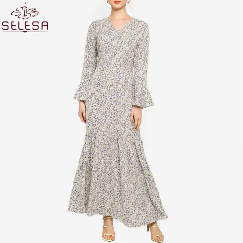 Saia para mulheres de estilo abaya dubai, blusa tamanho grande com estampa de abaia juba jilb rosa, vestido longo islâmico