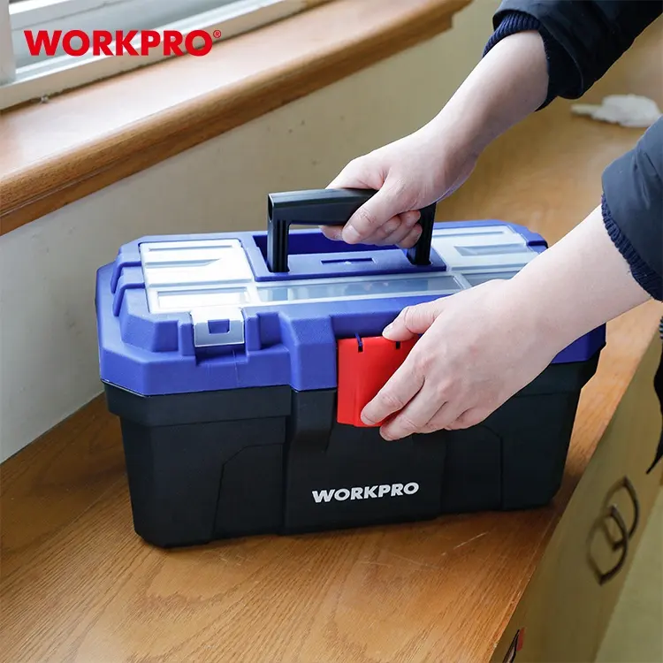 WORKPRO 20 "פלסטיק כלי מקרה אחסון ארגז כלים פלסטיק ביתי ארגונית כלי מקרה