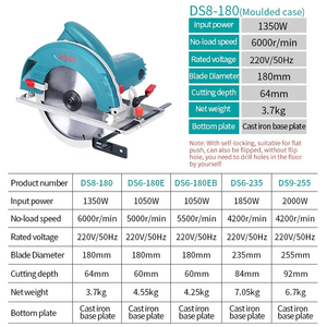 Elektrikli dairesel testere bıçak derece konik yeteneği güç dairesel testereler kompakt dairesel testere lityum-iyon akülü - Product Image 5