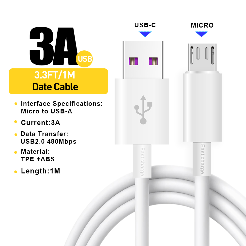 -1.9-1M-UCB378-MICRO USB-สีขาว-