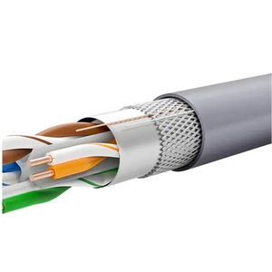 Lunghezza personalizzabile conforme RoHS PVC jinted STP CAT6 cavo 500MHz larghezza di banda SF/UTP tipo per reti aziendali/domestiche - Product Image 3