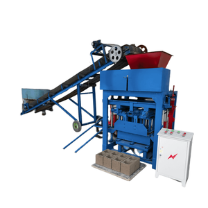 Efficient KM4-40 Semi-automatic Concrete <strong>Block</strong> Brick Making <strong>Machine</strong> Production <strong>Line</strong> Producing 400-200-200mm LWH Hollow Bricks - Product Image 1