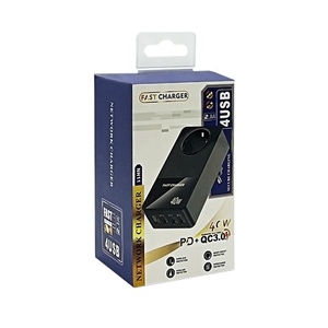 新设计的欧洲旅行适配器插座便携式插座，带带PD20W + QC3.0充电端口的USB快速充电电源条 - Product Image 6