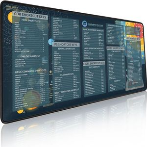 Большой шпаргалка 80*30 см, игровой коврик для мыши, коврик для офисной клавиатуры, Нескользящий Резиновый игровой Настольный коврик - Product Image 5