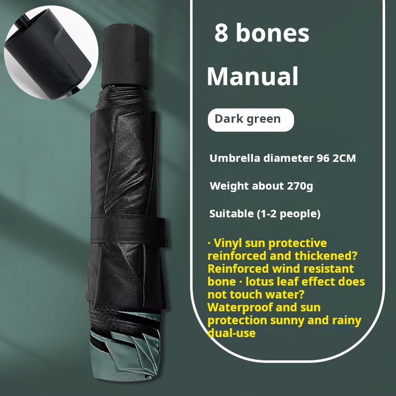 Parapluie manuel 8K (Vert)