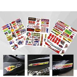 Motosiklet çıkartmalar yarış motosiklet Sticker çıkartma grafik çıkartmaları çoğu motosiklet için evrensel - Product Image 2