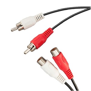<strong>RCA</strong> Stereo Audio Extension <strong>Cable</strong> 2 <strong>Rca</strong> Male to 2 <strong>Rca</strong> Female <strong>Cable</strong>