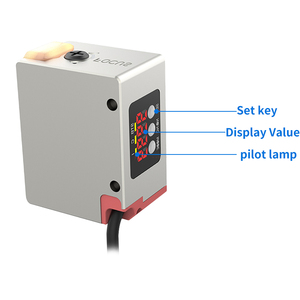 Sensor de código de color remoto Etiqueta de detección de alta precisión Posicionamiento y corrección Interruptor fotoeléctrico Sensor de reconocimiento de color - Product Image 5