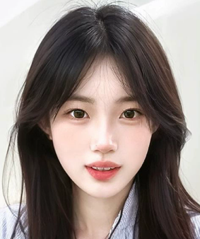 Side bangs - Natural color