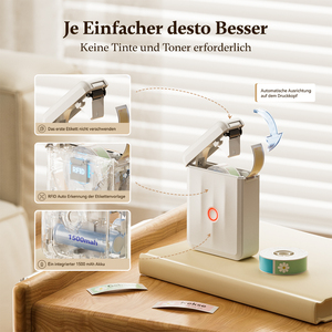 NiiMbot Barcode Portable Mini Wireless Connected Smart Thermal Label <strong>Printer</strong> <strong>D110</strong>_M - Product Image 2