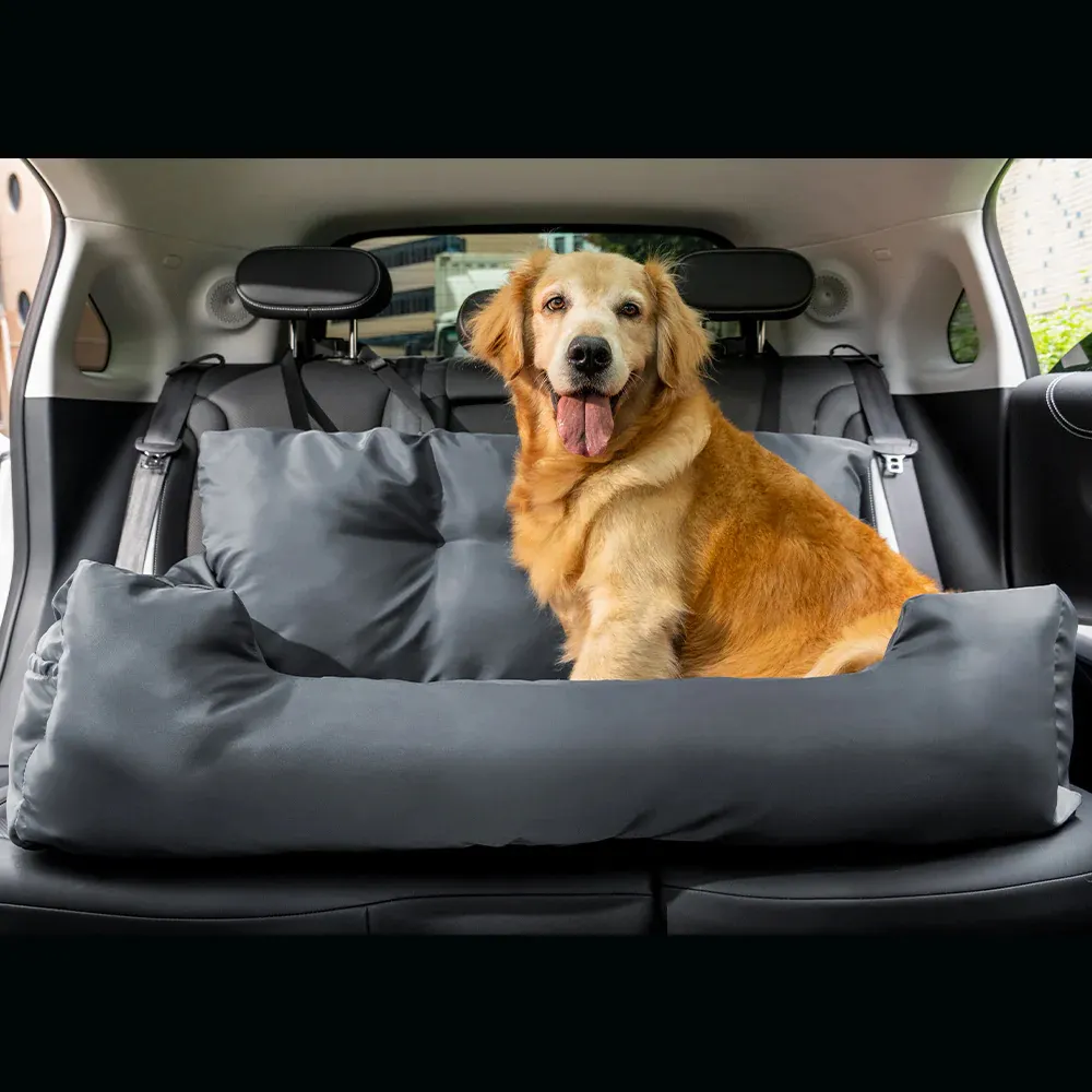 Voyage traversin sécurité grand chien siège de voiture lit pour chat luxe chien lits Pet siège arrière couverture Pet lits Pet siège Designer chien produits