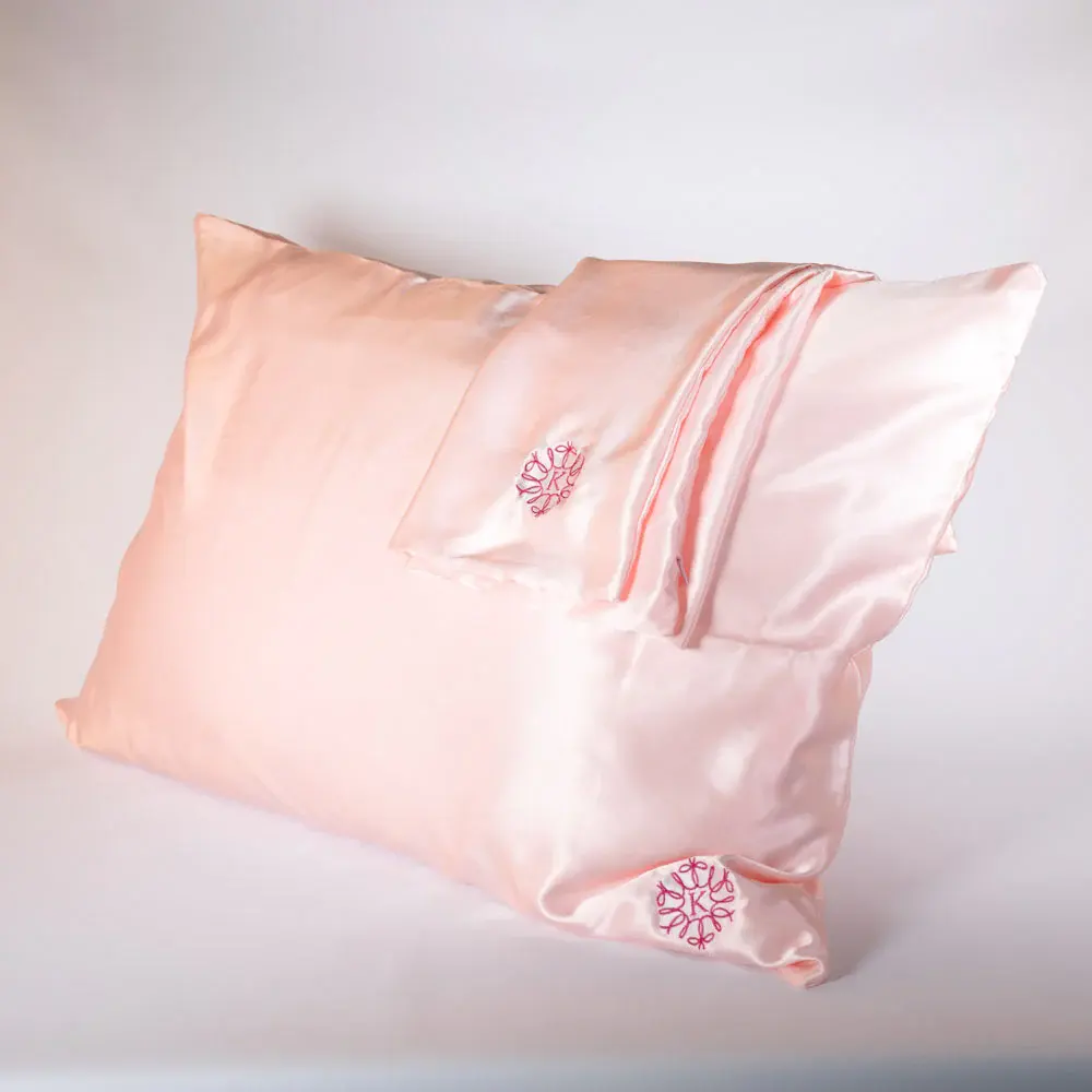 6A Grade Mulberry Silk Pillow Covers with Envelope Zipper Closure Silk Pillowcases