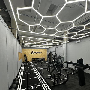 SUEZ Honeycomb Detailing Light Bar illuminazione esagonale per stazione di autolavaggio lampada da Garage Design a soffitto luci a Led esagonali - Product Image 5