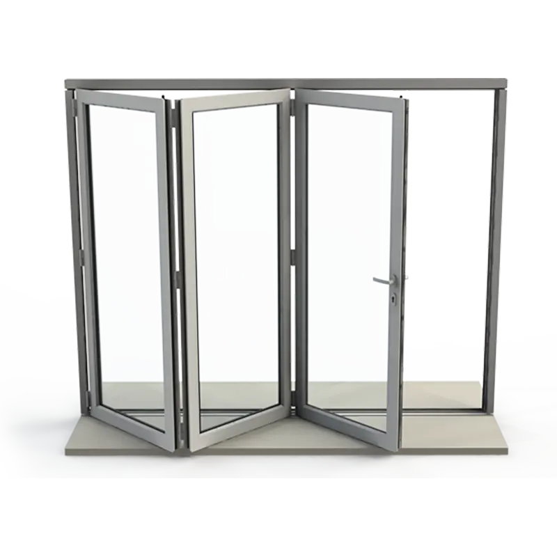 Porta pieghevole a fisarmonica interna automatica in pvc