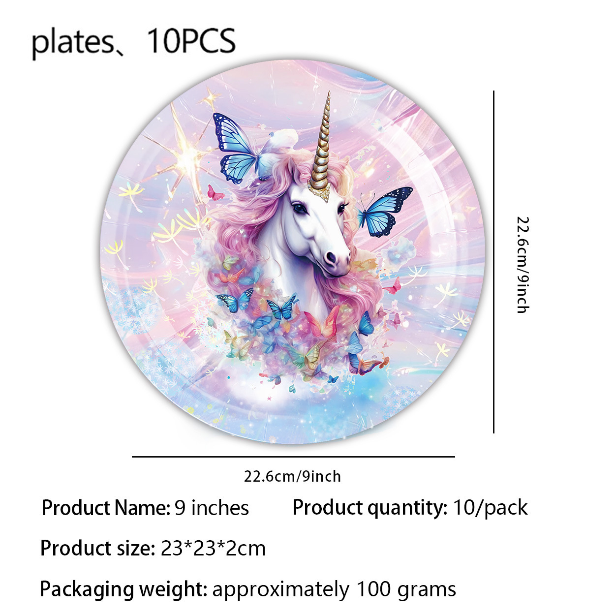 Plateau de 9 pouces