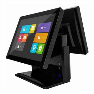 LKS-POS820 15 дюймов емкостный сенсорный экран Pos терминал windows Pos двойной экран Pos система с I3 I5 CPU - Product Image 6