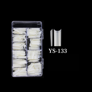 ชุดต่อเล็บตรง ABS ไม่มีโค้งปกติ XL XXL Non C ปลายเล็บสี่เหลี่ยมเรียว500ชิ้นเล็บเทียม - Product Image 5