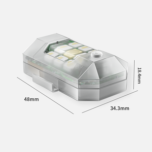 ไฟแฟลช LED M3ไร้สาย RC 7สีสำหรับรถยนต์รถจักรยานยนต์อัตโนมัติโดรนสกู๊ตเตอร์กันการชน - Product Image 6