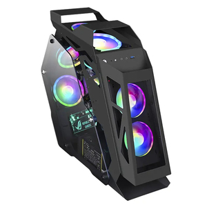 Atx Computer Gaming Case Usb3.0 + Hd Audio Desktop Pc Gabinete Met Voeding Duurzaam Plastic Chassis - Product Image 4