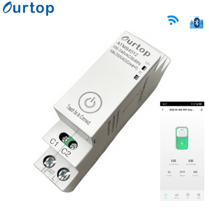 Nostro pulsante Touch top ATMS4012 Wireless Smart Timer modulo di automazione domestica intelligente contatore di energia elettrica 40A - Product Image 2