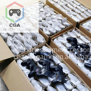 Orijinal P4 kablosuz oyun kolu PS4 için tam fonksiyon işık Bar çift Motor titreşim jiroskop Gamepad ile Mantte tarafından - Product Image 1