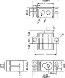 Servo de 270 grados compatible con ladrillo programable gris geek servo 270 con montaje de eje estándar y conector JST de 3 pines para Micro:bit - Product Image 4