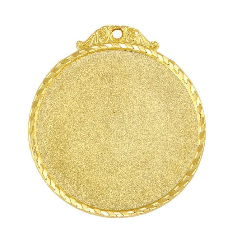 Sıcak Satış çekici stil kişiselleştirme altın kaplama çinko alaşım boş madalya kazımayı