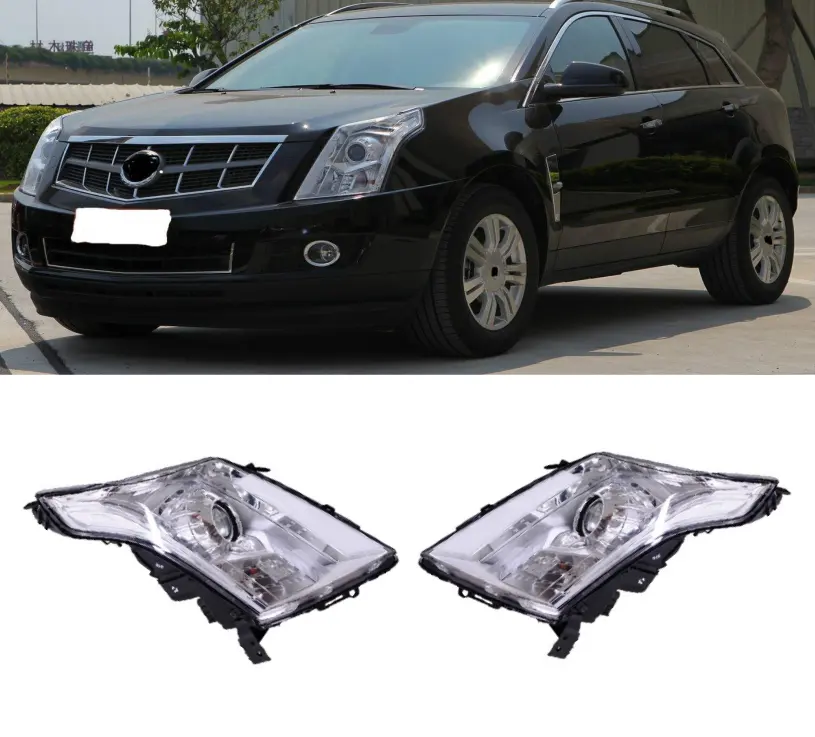 منتجات جديدة للبيع بالجملة مصباح أمامي هالوجين لسيارة Cadillac SRX OE ، بيع مصابيح أمامية للسيارة