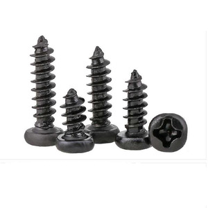 Phillips yuvarlak kafa akıllı vida Pan kafa küçük vida siyah M1 M1.2 M1.4 M1.7 M1.8 M2 M2.3 M2.6 M3 M3.5 M4 M5 - Product Image 3