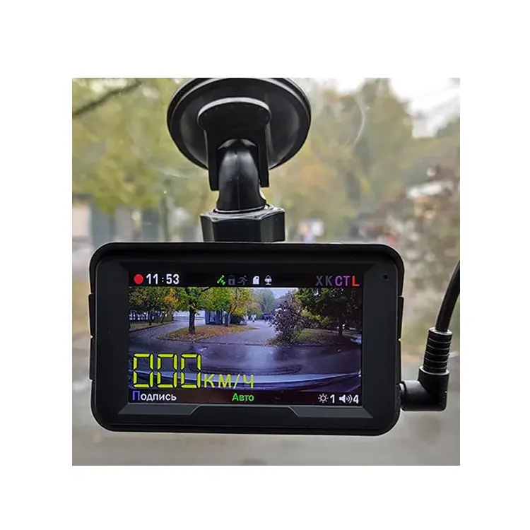 Auto Dashcam Antiradar Combo velocità integrato telecamera Registar auto DVR Smart Radar Detector firma Kardar K328SG