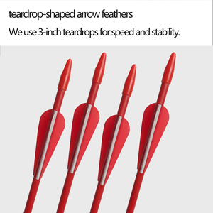 Fabrika doğrudan tedarik 8mm Fiber kompozit olimpik yay çelik noktası plastik tüy avcılık hedef uygulama yay ve ok avcılık - Product Image 2