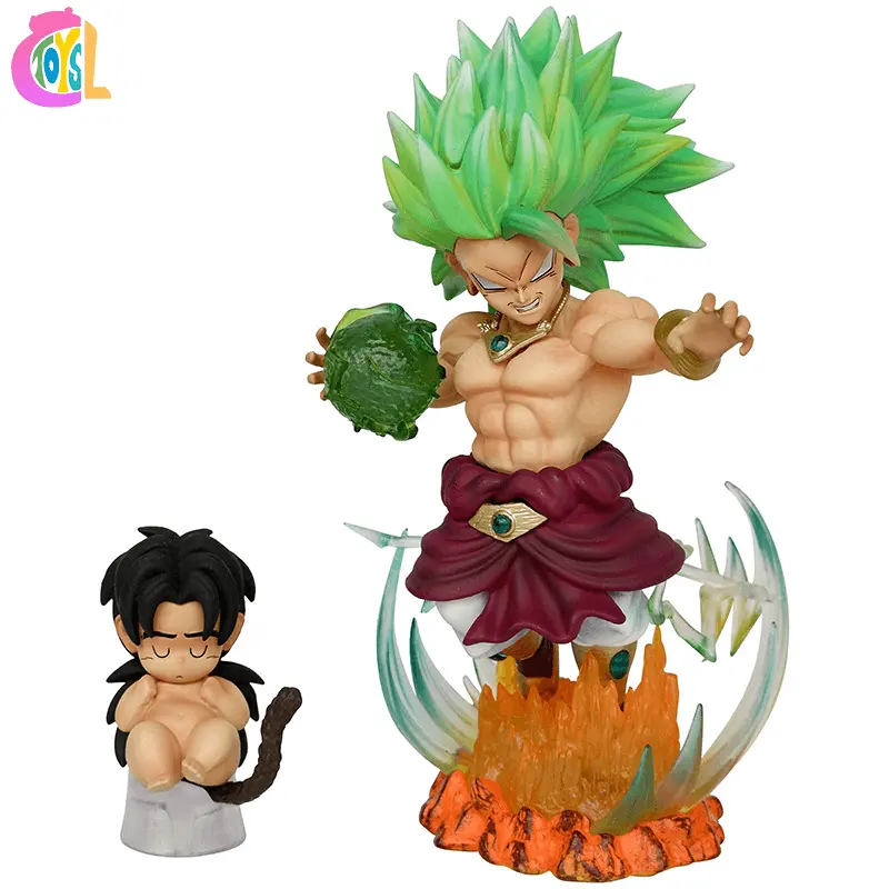 41cm Anime Dod Figuras De Dragoned Ball Legend Super Saiya Broley Broly Figura De Acción Modeltoys Adornos