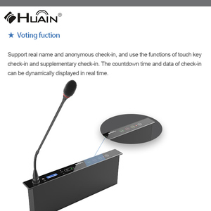 Sistema de Audio para reuniones, nuevo diseño, micrófono completamente Digital integrado, para sala de conferencias - Product Image 4