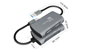 热卖高清采集卡进行直播现场录音盒高清 4k输入USB2.0 高清视频游戏采集卡 - Product Image 3