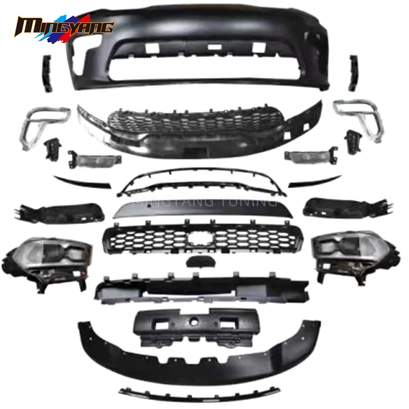 Kit de carrocería de alto ajuste para Dodge Durango, Kit de carrocería con faros delanteros, diseño SRT, 2011