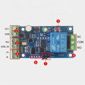 Taidacent DC7-24V Optocoupler <strong>Input</strong> <strong>Relay</strong> Switch Sigal <strong>Output</strong> TTL RS485 Modbus <strong>Relay</strong> 1 Channel Modbus <strong>Relay</strong> <strong>Output</strong> Module - Product Image 6